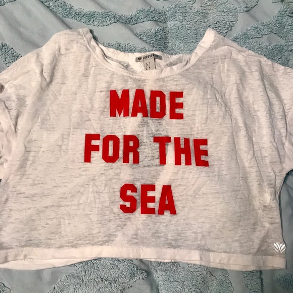 Forever 21 Tops - Forever 21 cropped shirt Forever 21 Tops - Forever 21 cropped shirt